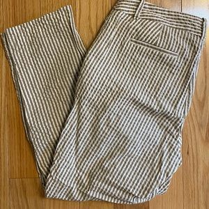 A New Day tan striped pants